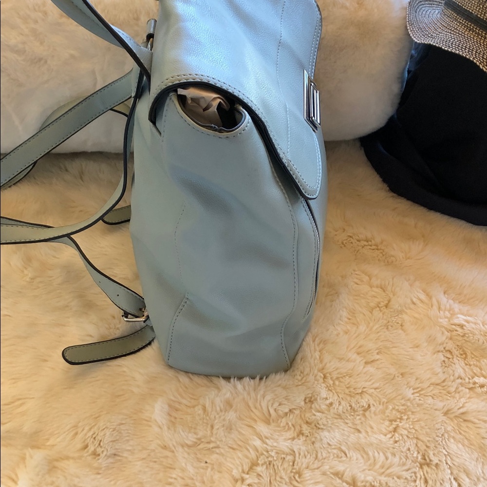 Chic Light Blue Backpack - Picture 3 of 11
